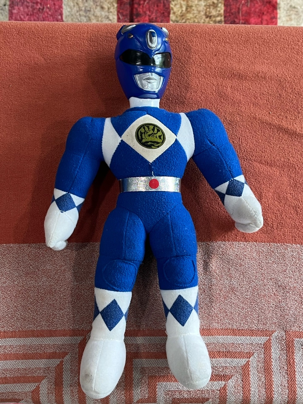Blue Ranger Plush Doll with Diamond Pattern - Picture 2 of 6